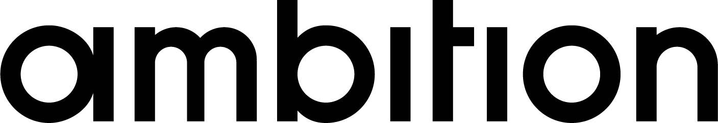 ambition logo black