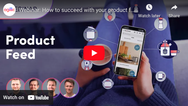 Webinar How to succeed with your product feed